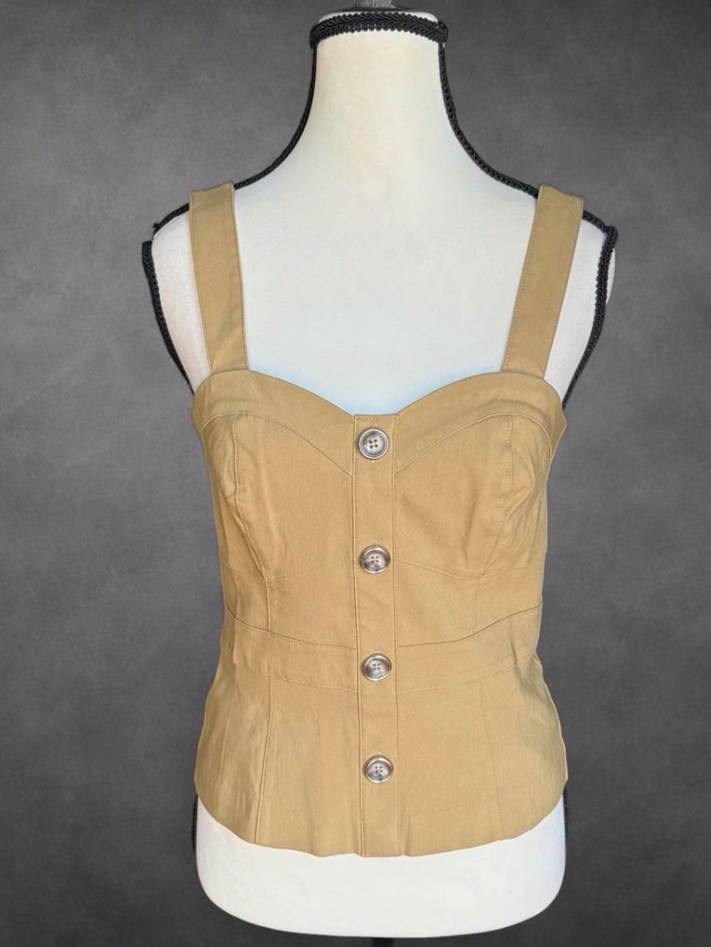 White House‎ Black Market Structured Bustier Tank Top - Size 0